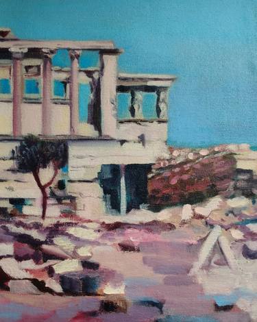 Print of Architecture Paintings by Mariana Molinari