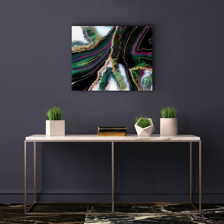 Original Abstract Painting by Nataly Opoleva