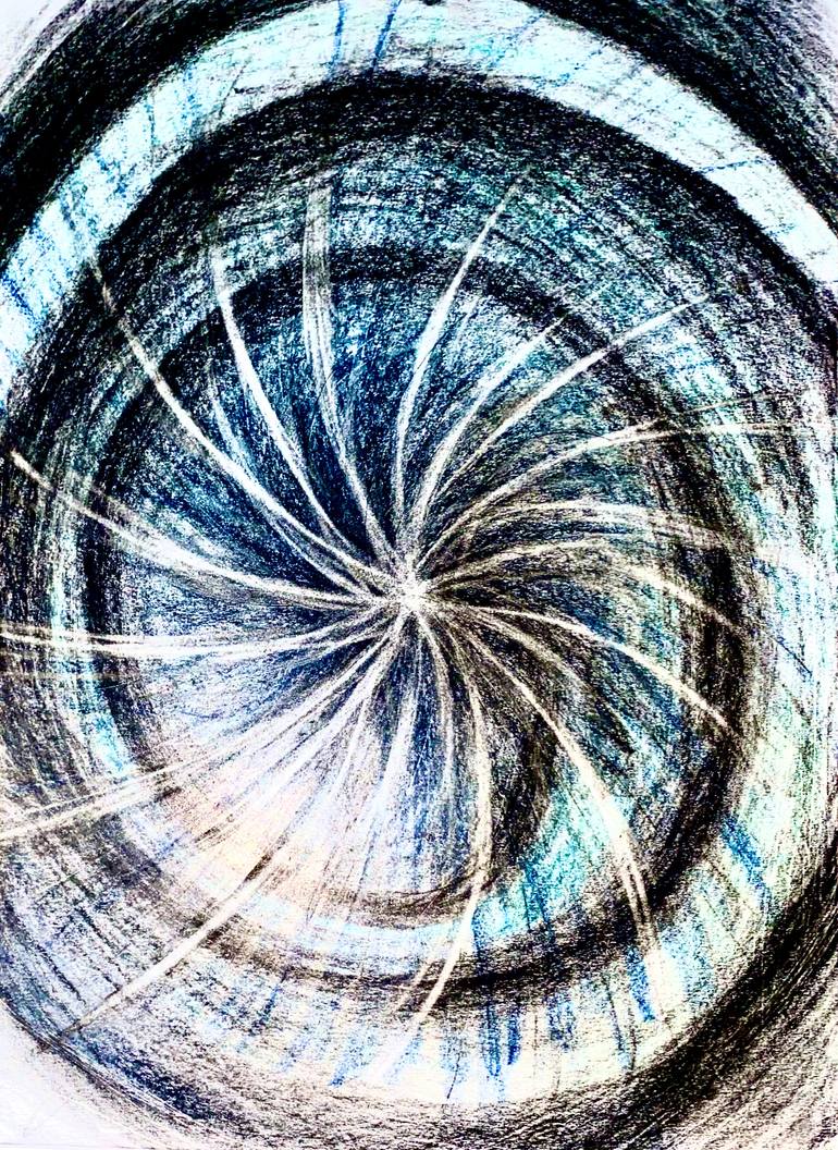 Original Expressionism Abstract Drawing by Estefania Diaz