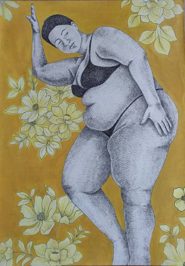 Print of Figurative Body Drawings by Tanu Yadav