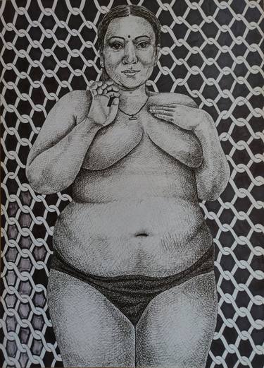 Print of Art Deco Body Drawings by Tanu Yadav