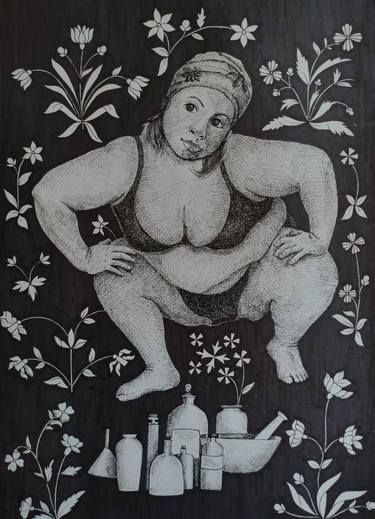 Print of Body Drawings by Tanu Yadav