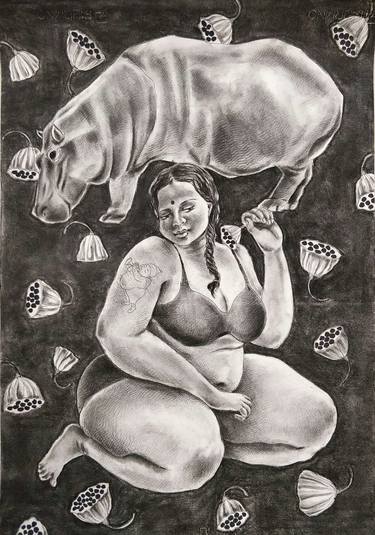 Print of Art Deco Body Drawings by Tanu Yadav