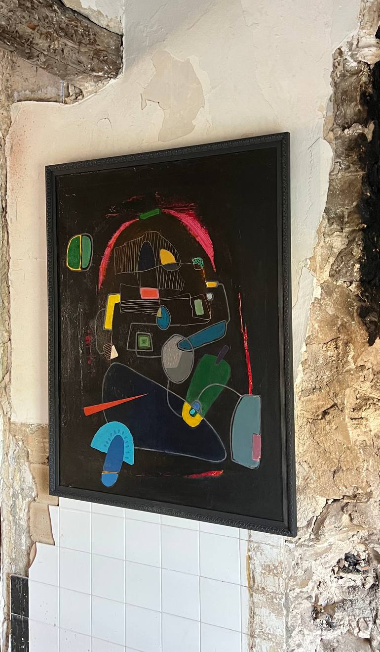 Original Symbolism Abstract Painting by Tomas  Véjas 