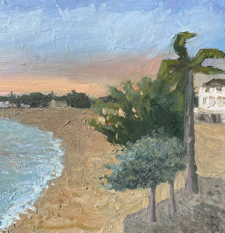 Original Impressionism Landscape Painting by Daria Klimenko