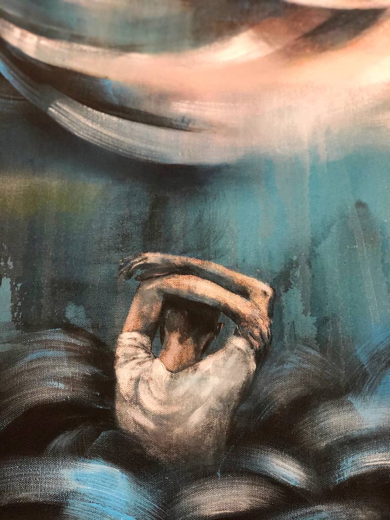 Original Abstract Fantasy Painting by Victoria Bogush