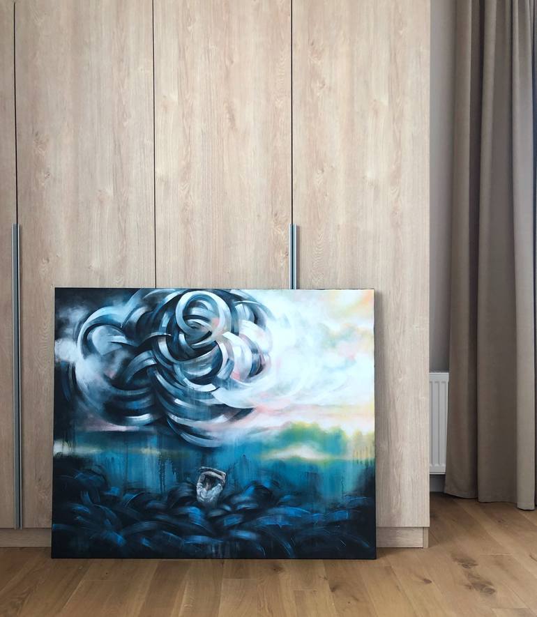 Original Abstract Fantasy Painting by Victoria Bogush