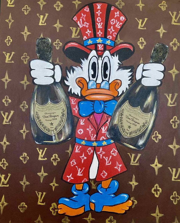 Mickey Bearbrick Lv, , Painting by Nathan Wegner