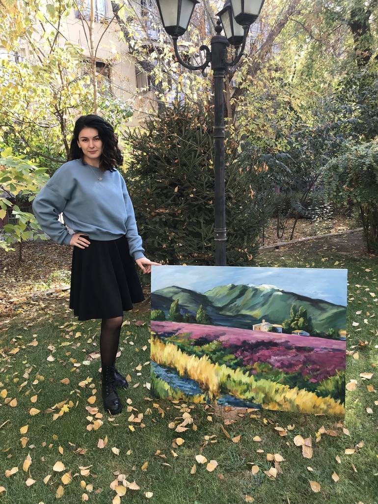 Original Landscape Painting by Kamila Muminova