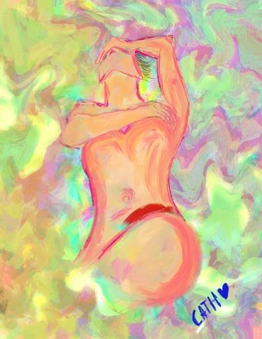 Original Conceptual Nude Paintings by ApalaCatherin A