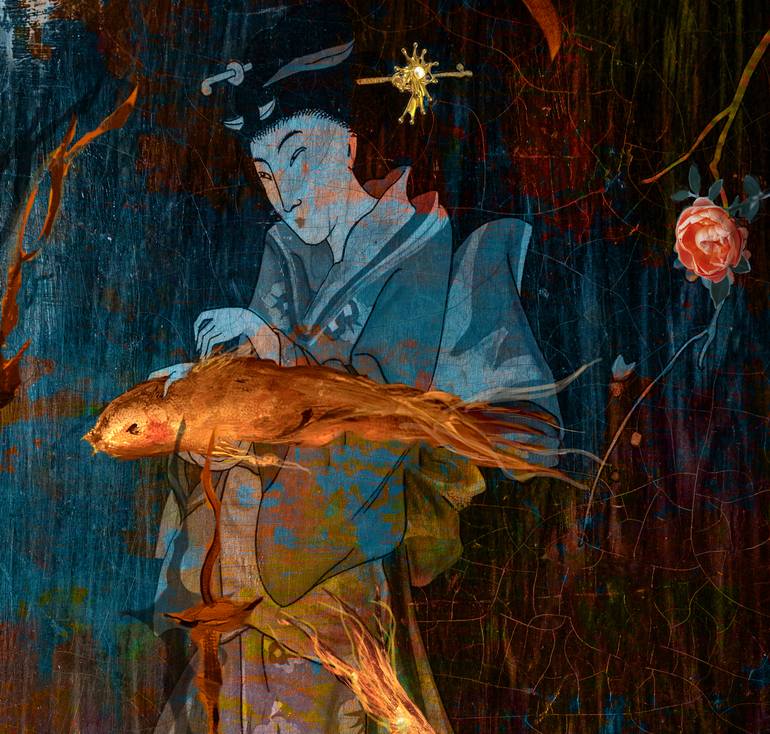 Original Illustration Fantasy Mixed Media by Melanie  Winning