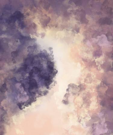 Purple clouds in the sky - Limited Edition of 1 thumb