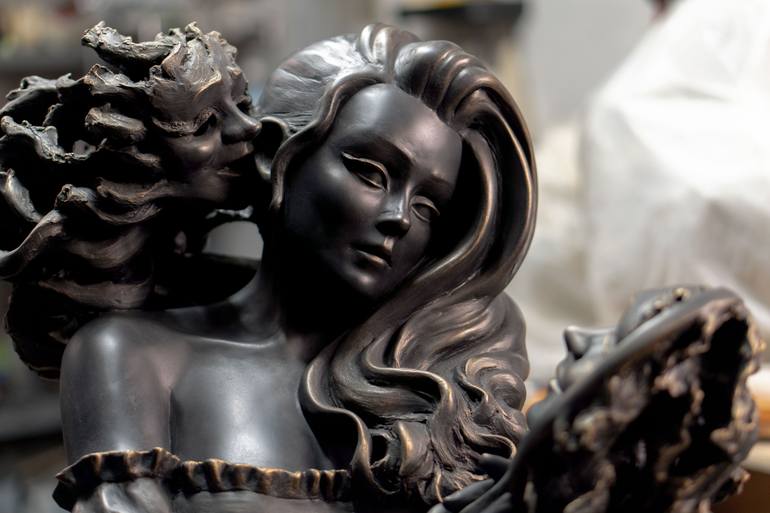 Original Contemporary Women Sculpture by Roman Pivtoranis