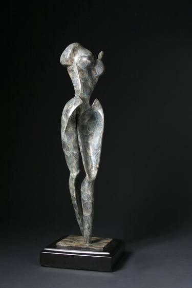 Original Abstract Women Sculpture by Marie Pierre Philippe Lohezic