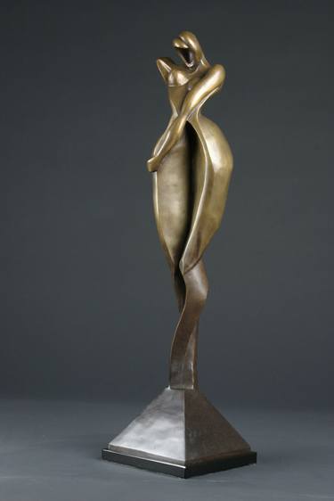 Original Abstract Women Sculpture by Marie Pierre Philippe Lohezic