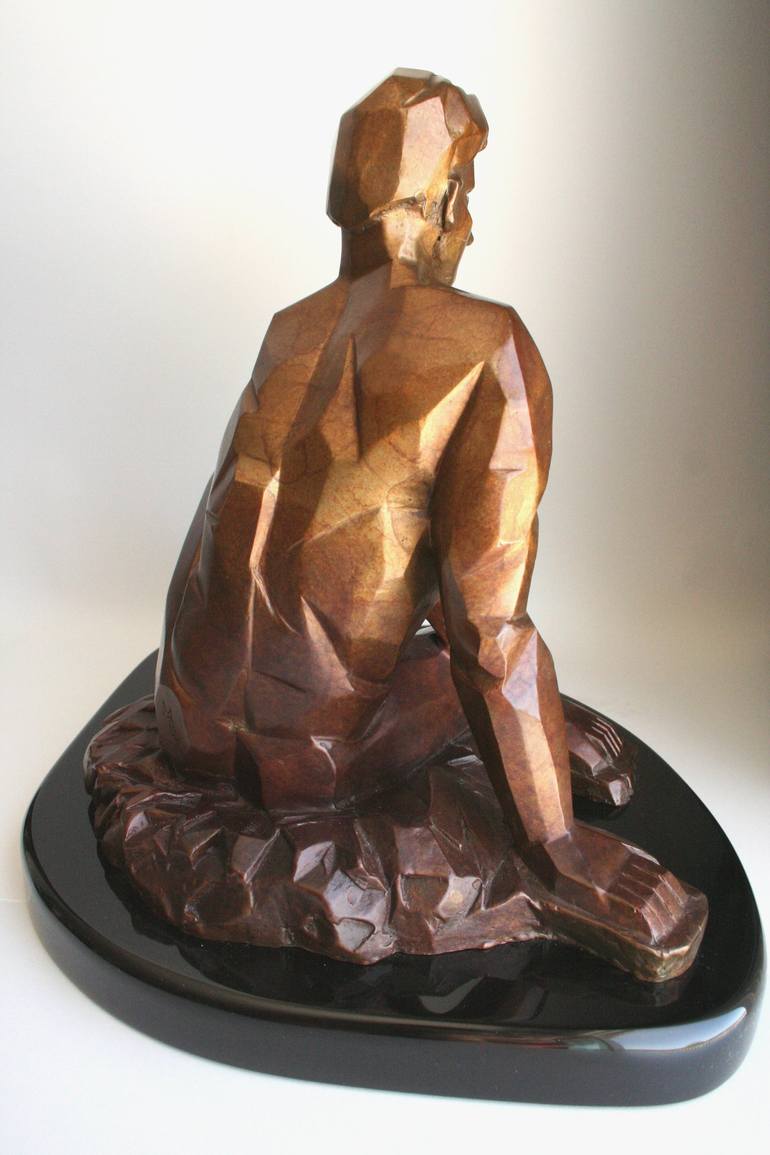 Original Men Sculpture by Marie Pierre Philippe Lohezic