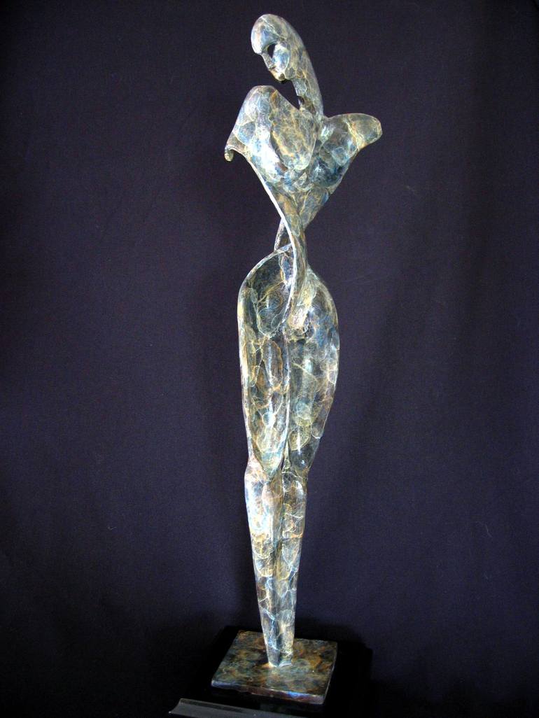 Original Abstract Expressionism Abstract Sculpture by Marie Pierre Philippe Lohezic