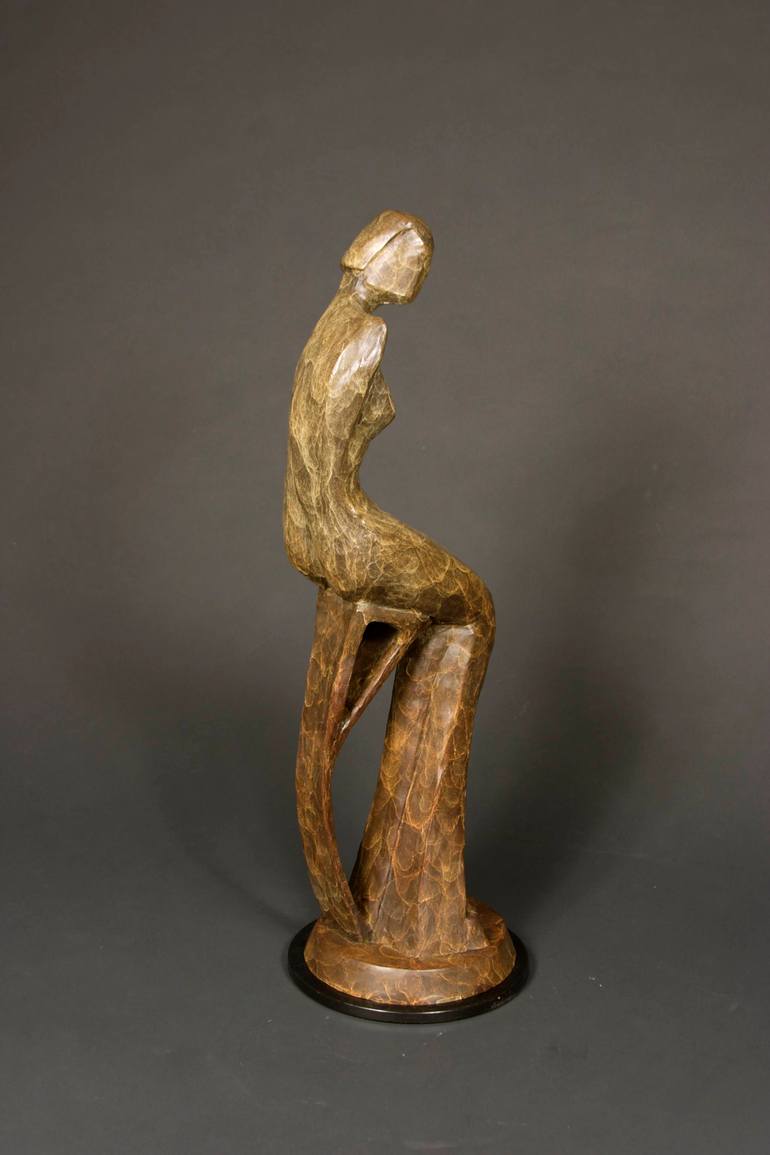 Original Abstract Women Sculpture by Marie Pierre Philippe Lohezic