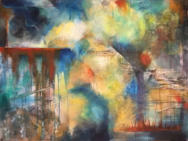 Original Expressionism Abstract Paintings by Marie Pierre Philippe Lohezic