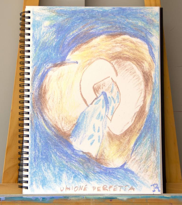 Original Expressionism Love Drawing by Raphaella Milano