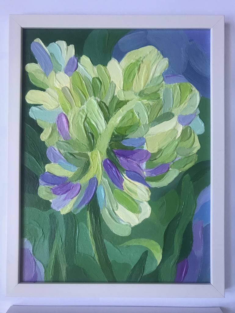 Original Floral Painting by Yevheniia Kozlianinova