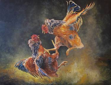 Print of Animal Paintings by Natalja Galishinova-Ivanova