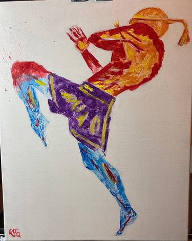 Print of Expressionism Sports Paintings by Richard Bevens