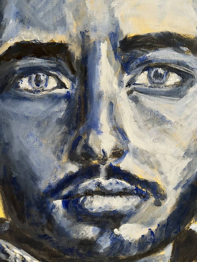 Original Expressionism Portrait Painting by Sarah Cripps