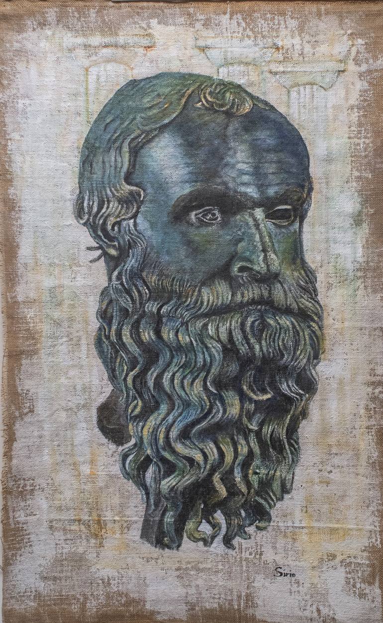 Original Classicism Classical Mythology Paintings by Elvira Sirio