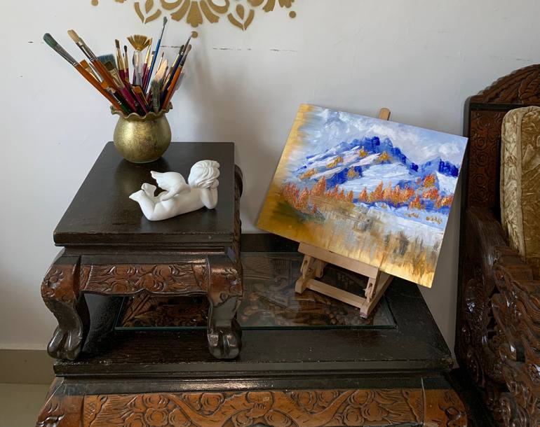 Original Impressionism Landscape Painting by Katrina Dominguez