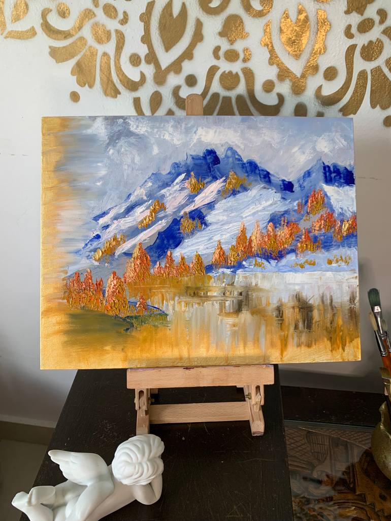 Original Impressionism Landscape Painting by Katrina Dominguez
