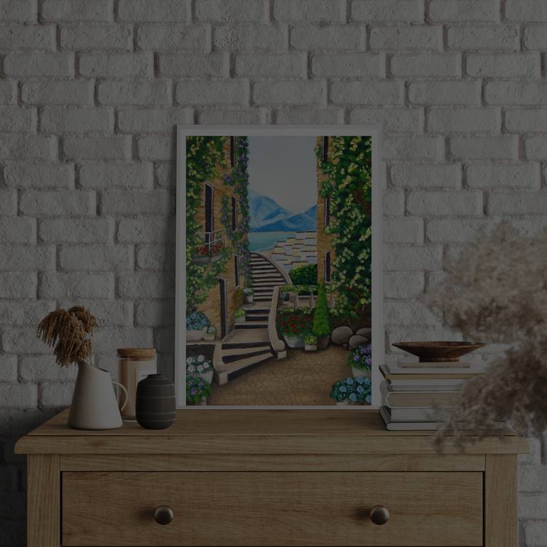 Original Expressionism Landscape Painting by Katrina Dominguez