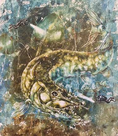 Print of Fish Paintings by Jelena Jelsukova
