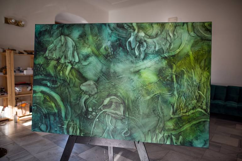 Original Abstract Nature Painting by Štěpánka Navarová