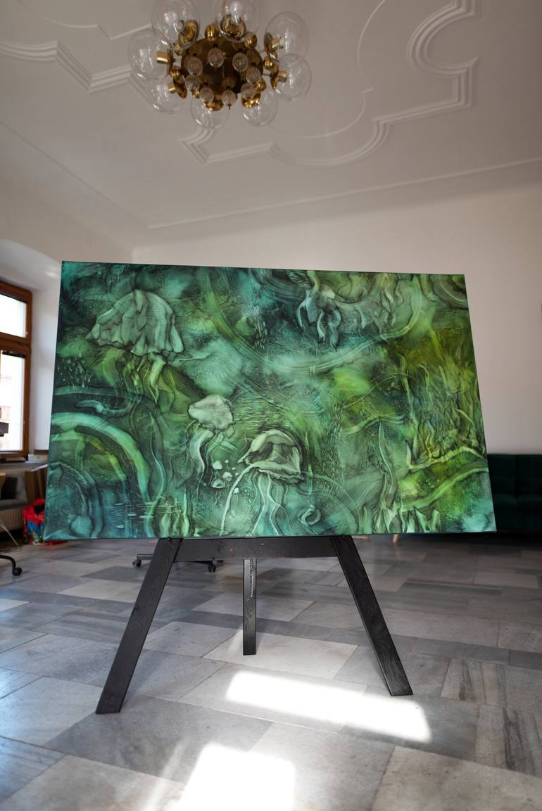 Original Abstract Nature Painting by Štěpánka Navarová