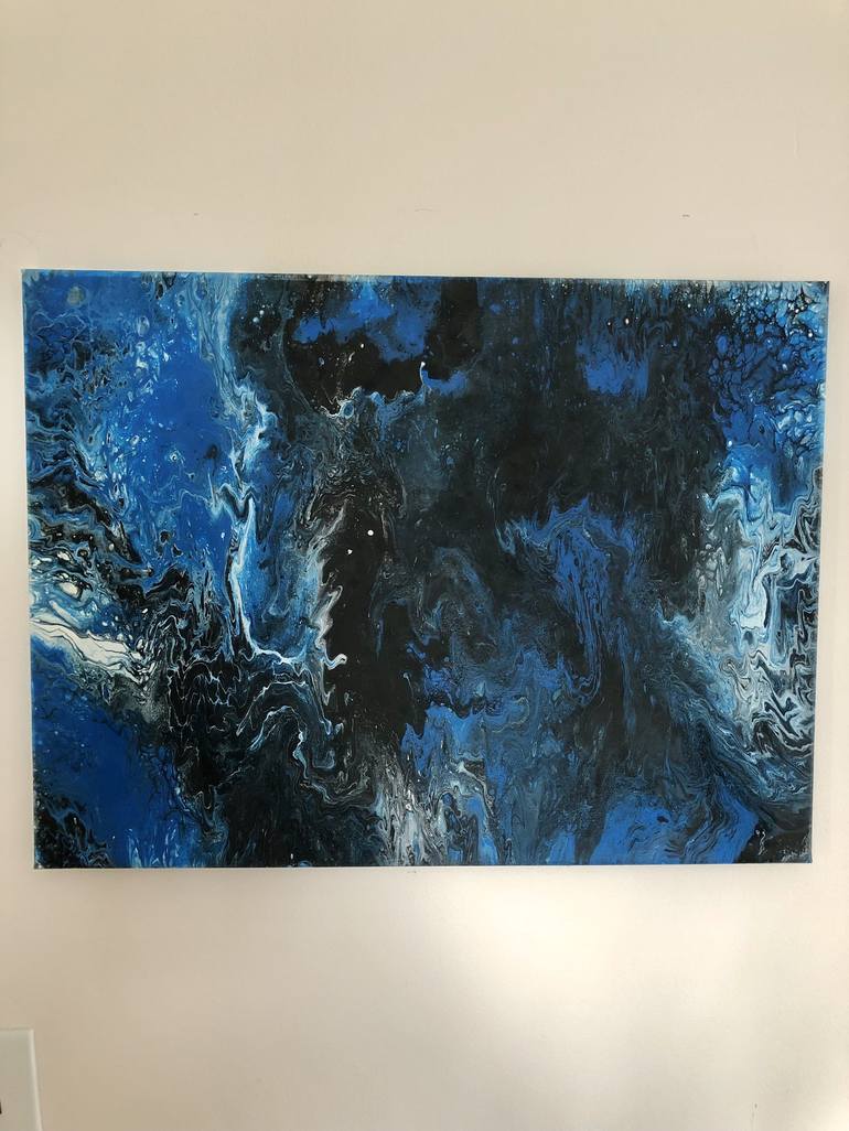 Original Abstract Expressionism Abstract Painting by Adam Jones