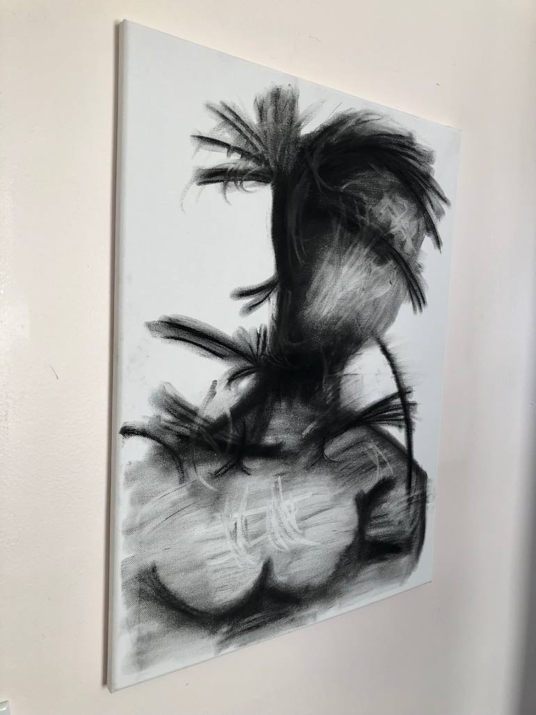 Original Abstract Expressionism Abstract Drawing by Adam Jones