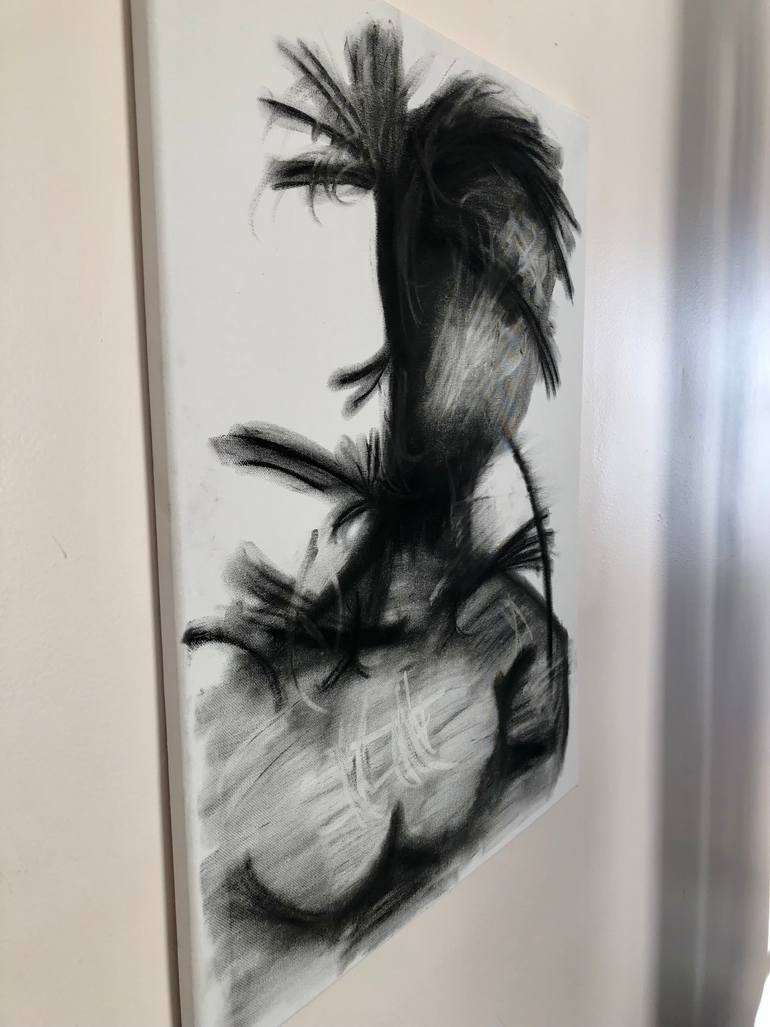 Original Abstract Expressionism Abstract Drawing by Adam Jones