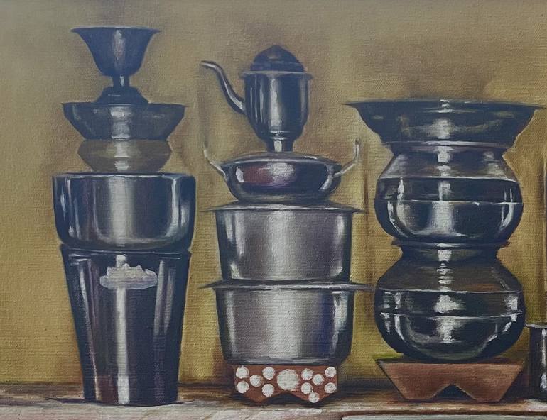 Original Still Life Painting by Hafiz Hassan