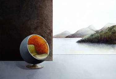 Original Conceptual Landscape Paintings by mEA N AMBROZO