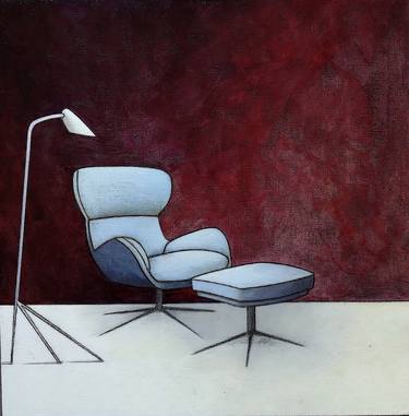 Original Bauhaus Still Life Paintings by mEA N AMBROZO