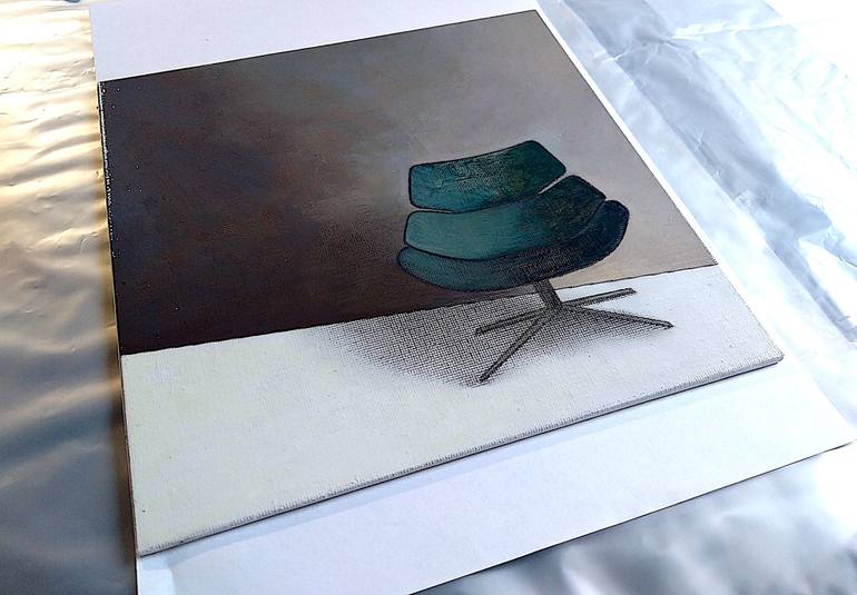 Original Conceptual Still Life Painting by mEA N AMBROZO