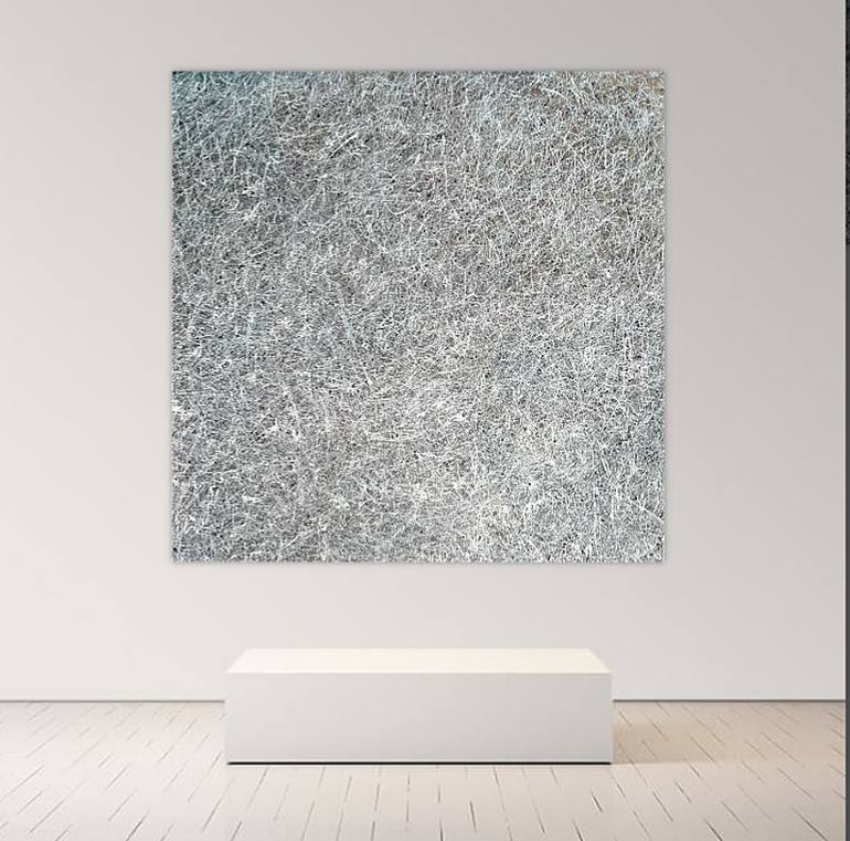 Original Abstract Expressionism Abstract Painting by Mea N Ambrozo