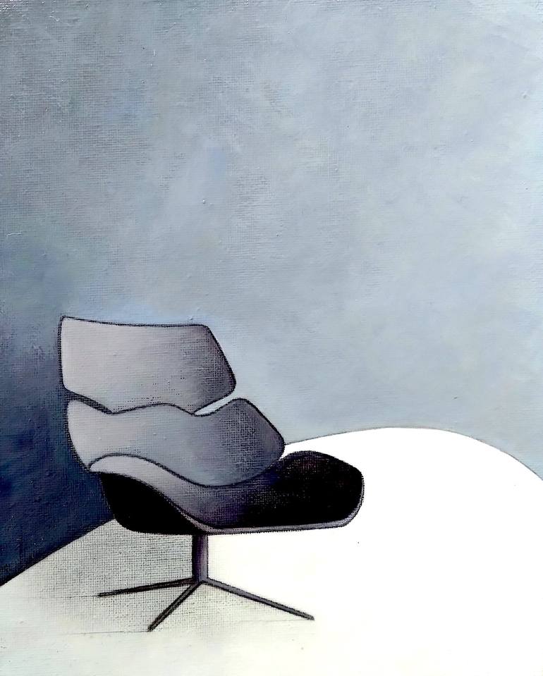 Original Bauhaus Still Life Paintings by Mea N Ambrozo