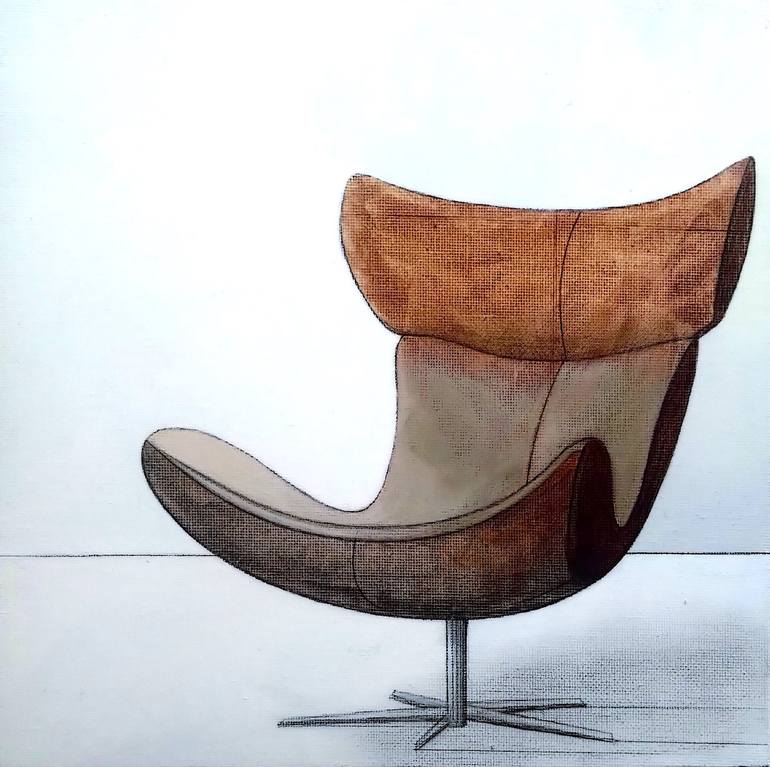 Original Bauhaus Still Life Paintings by Mea N Ambrozo