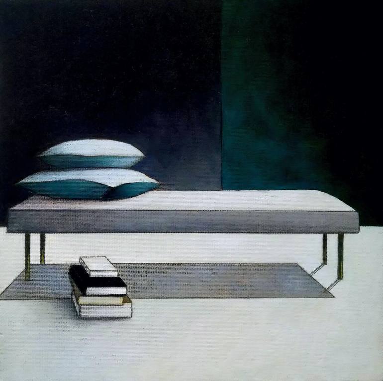 Original Bauhaus Still Life Paintings by Mea N Ambrozo