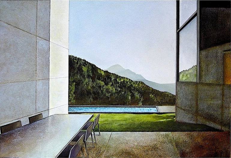 Original Conceptual Architecture Paintings by Mea N Ambrozo