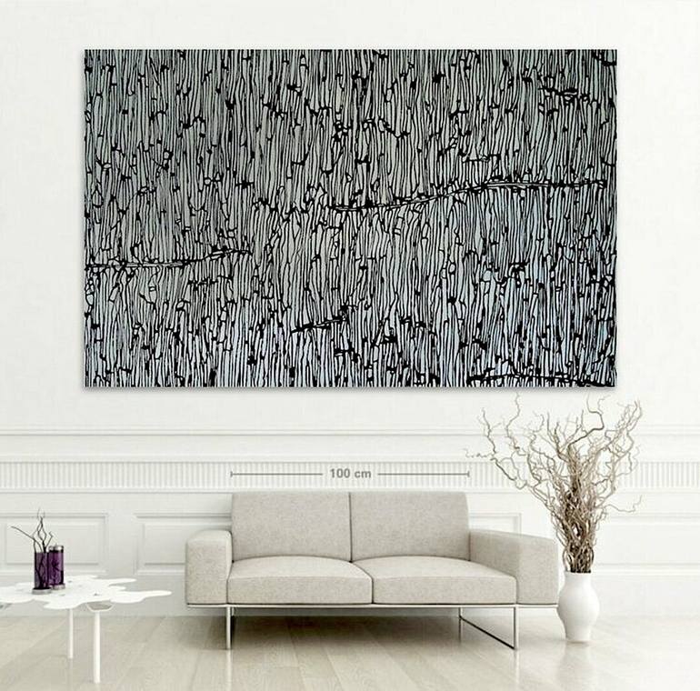 Original Abstract Expressionism Abstract Painting by mEA N AMBROZO