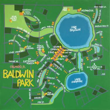 Baldwin Park, Orlando, Art Map thumb