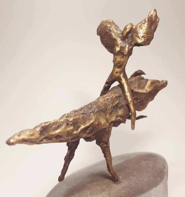 Original Abstract Expressionism Horse Sculpture by Severino Braccialarghe